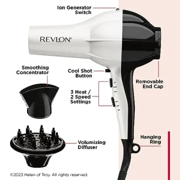 Revlon 1875W Shine Boosting Hair Dryer for Volume
