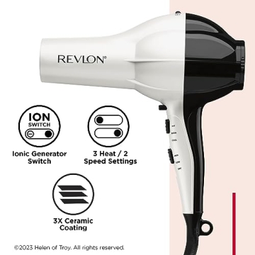 Revlon 1875W Shine Boosting Hair Dryer for Volume