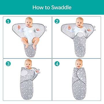 Biloban Baby Swaddles - Cotton Newborn Swaddle Blanket