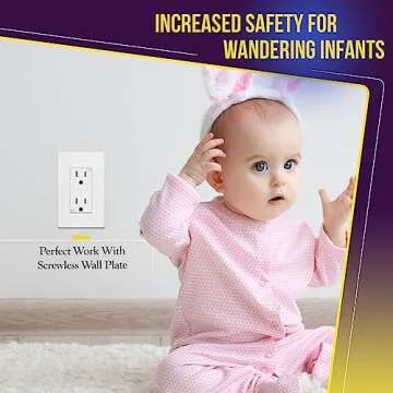 Durable Tamper-Resistant ENERLITES Wall Outlet - 10 Pack