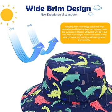Stylish Baby Sun Hat UPF 50% for Boys & Girls 2-4T