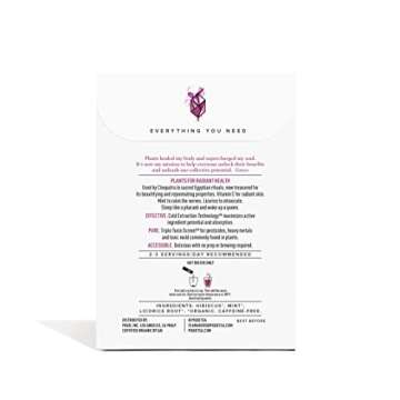 Pique Organic Hibiscus Tea Crystals - Powerful Antioxidants and Caffeine-Free Herbal Tea, Real Egypt...