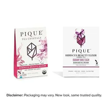 Pique Organic Hibiscus Tea Crystals for Radiant Skin