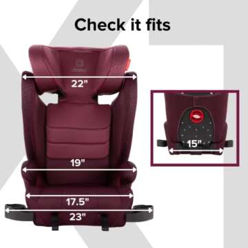 Diono Monterey XT Latch 2 in 1 High Back Booster