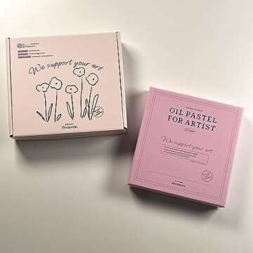 HWAWON Oil Pastels Artists Set - 24 Vivid Colors