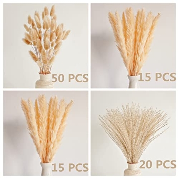 Natural Dried Pampas Grass Decor for Elegant Home Accent