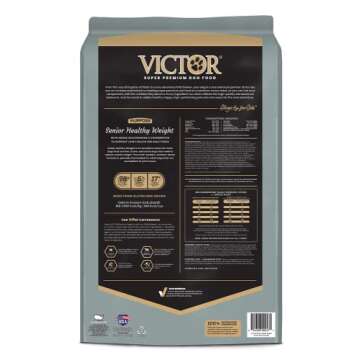 Senior Healthy Weight Dry Dog Food - Gluten Free 40lbs