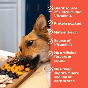 Pupford Cheese Crunchies, Premium Single-Ingredient Treat for Dogs & Puppies (Cheddar, 7.50 oz)