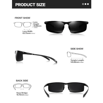 BIRCEN Polarized UV Sunglasses for Active Lifestyle