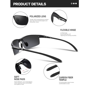 BIRCEN Polarized UV Sunglasses for Active Lifestyle