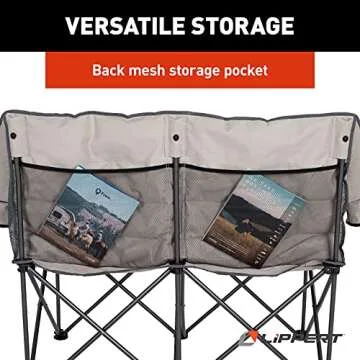 Lippert Campfire Folding Loveseat for Ultimate Comfort