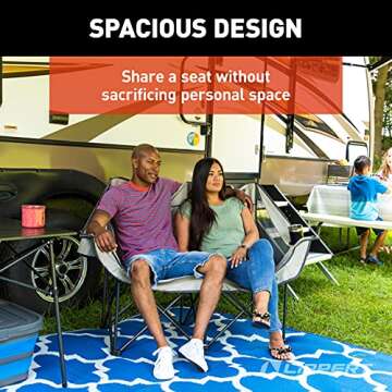 Lippert Campfire Folding Loveseat for Ultimate Comfort