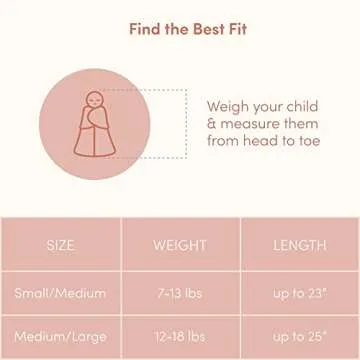 SleepingBaby Zippy Swaddle - Baby Swaddle Blanket with Convenient Bottom Zipper - Heather Grey - Small/Medium