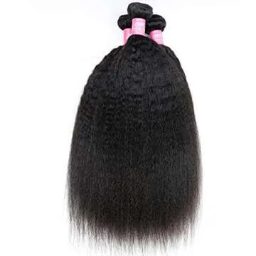 Odir Virgin Hair Bundles - 18 20 22 Inch Kinky Straight