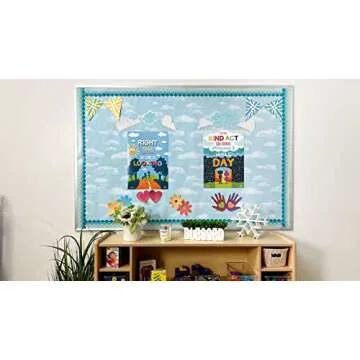 Sproutbrite Classroom Kindness Posters for Decorations - Inspiration Growth Mindset and Empathy for Teacher and Students