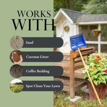 The Coop Scoop® 2-in-1 Chicken Poop Scooper & Rake – Durable Sand Sifting Litter Shovel for Chicken Coops & Small Farm Animals