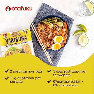 Otafuku Yakisoba Noodles For Quick Japanese Meals