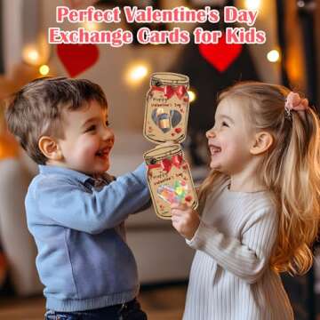 GoClimber Valentines Day Cards for Kids School 50 Pack