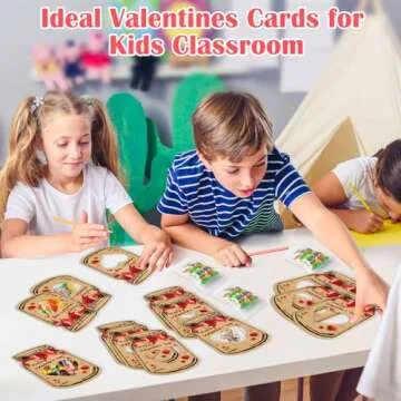 GoClimber Valentines Day Cards for Kids School 50 Pack