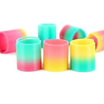 Fun Central Mini Rainbow Magic Springs - 50 Pack Assorted Colors