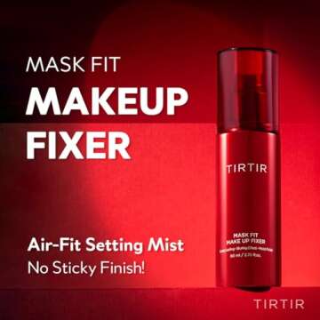 TIRTIR Mask Fit Make-up Fixer, 24H Long Lasting Makeup Finishing Setting Spray, Lightweight and Non-...