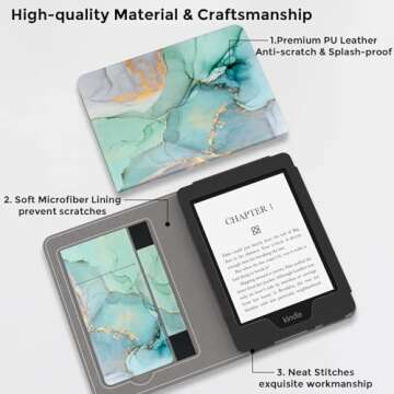 VORI Stand Case for Kindle Paperwhite - Stylish & Protective