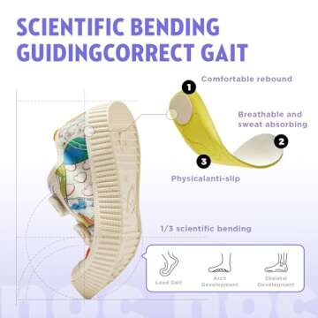 Lightweight HAPPY NOCNOC Toddler Shoes for Active Kids