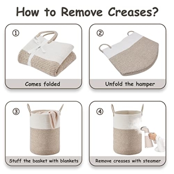 VIPOSCO Tall Laundry Hamper - Stylish Storage Solution