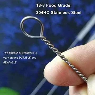 BEUICIRY Extra Long 10 PCS Straw Cleaner Brushes