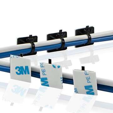 Cable Tie Mount and Zip Tie for Ultimate Cable Management