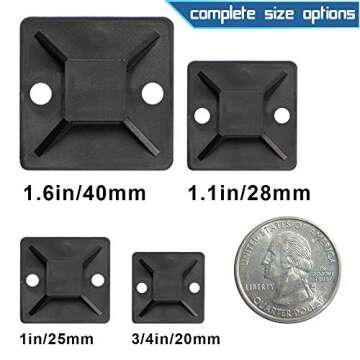 Cable Tie Mount and Zip Tie for Ultimate Cable Management