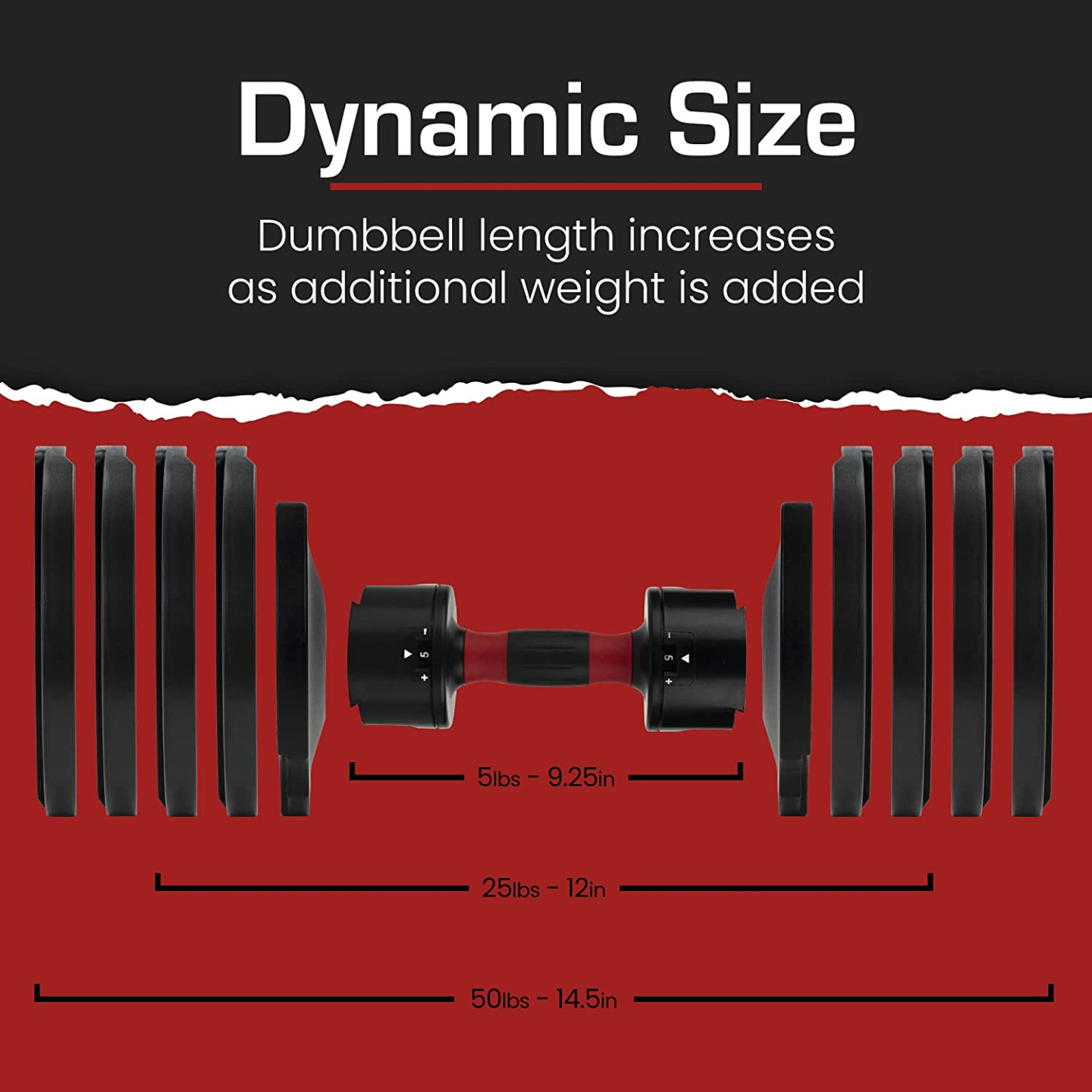 Adjustable Dumbbell Weight Set - Space Saver for Home