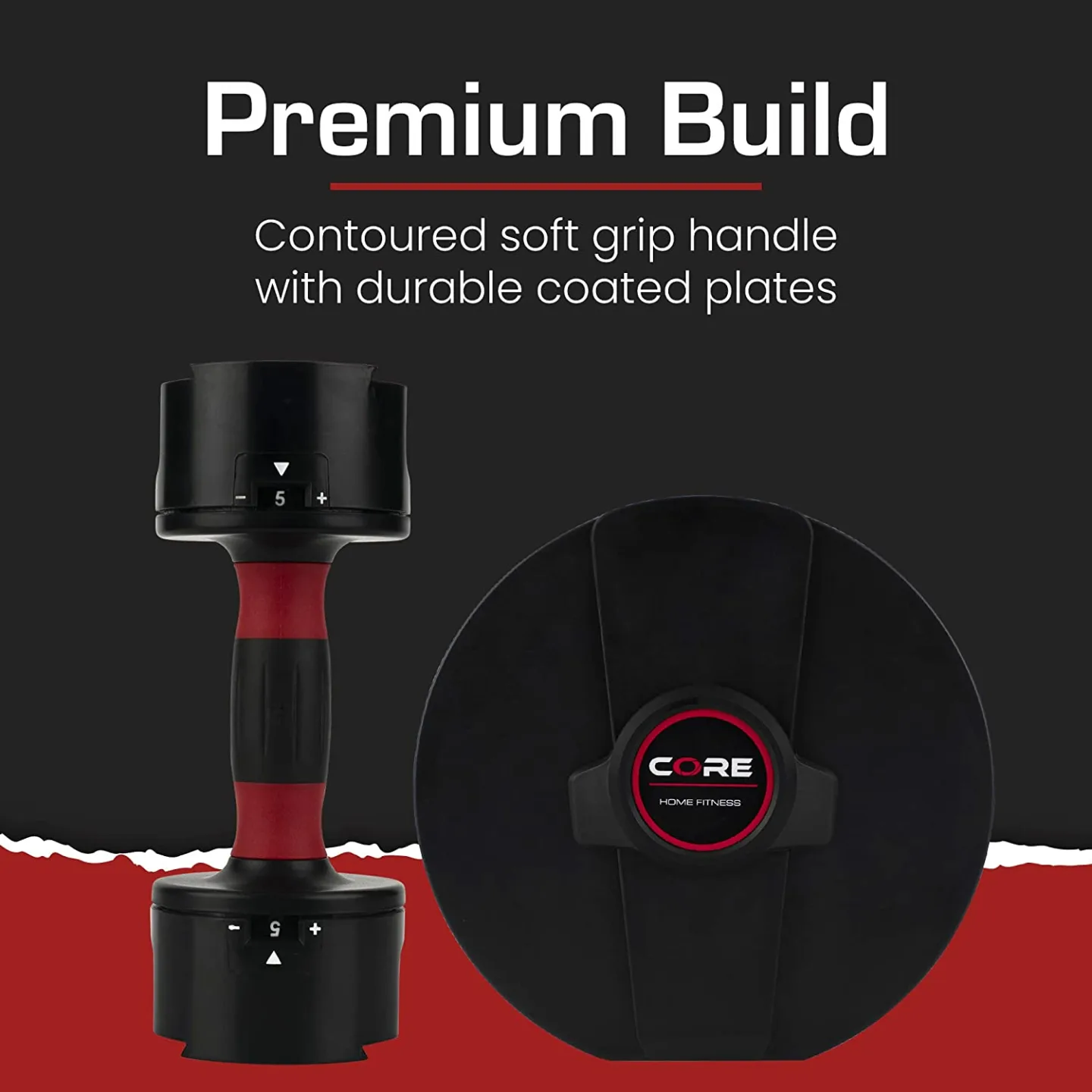 Adjustable Dumbbell Weight Set - Space Saver for Home