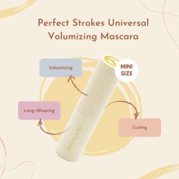 Rare Beauty by Selena Gomez Mini Perfect Strokes Universal Volumizing Mascara Black