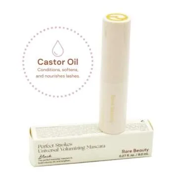 Rare Beauty by Selena Gomez Mini Perfect Strokes Universal Volumizing Mascara Black