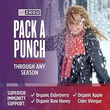 Zhou Elder-Mune+ Organic Elderberry Syrup for Immunity