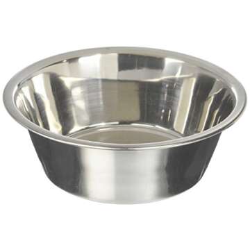 Maslow 88078 Standard Stainless Steel Bowl - 17 Cups - Durable & Easy to Clean