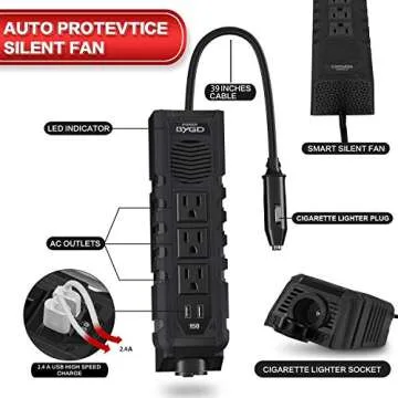 BYGD 150W Car Power Inverter for Reliable Power Anywhere