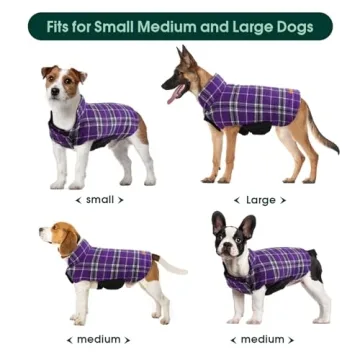 Kuoser Warm Waterproof Dog Winter Coat for All Sizes