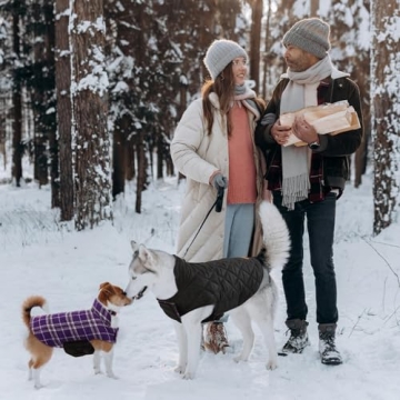 Kuoser Warm Waterproof Dog Winter Coat for All Sizes