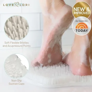 Love, Lori Shower Foot Scrubber - Enhance Comfort and Care