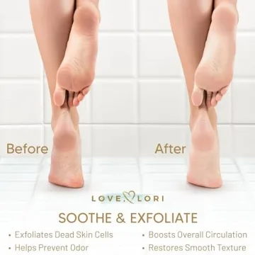 Love, Lori Shower Foot Scrubber - Enhance Comfort and Care