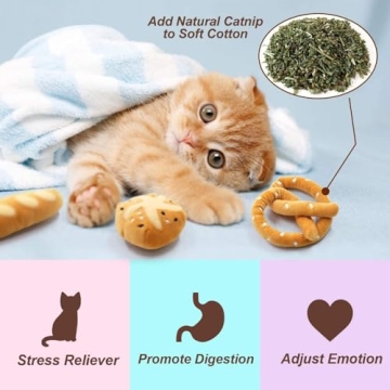 Catnip Bread Toys for Happy Indoor Cats and Kittens