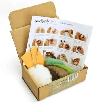 Woolbuddy Felting Kit for Beginners and Adults - Owl Craft