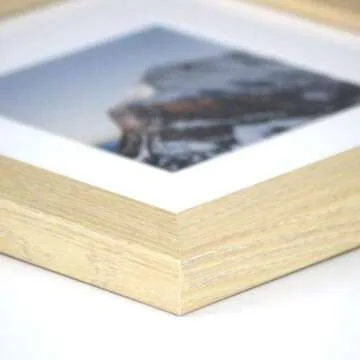 Frame It Easy 7 x 5 Wheat Wood Frame for Artwork