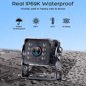 Yakry Rear View Camera HD 1080P - Perfect for Trucks and RVs