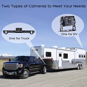 Yakry Rear View Camera HD 1080P - Perfect for Trucks and RVs