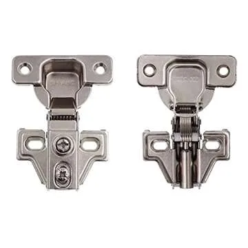 DecoBasics 5/8" Overlay Full Overlay Soft Close Cabinet Hinges for Kitchen Cabinets (20 PCS)- 105° Face Frame Concealed Cabinet Door Hinge -3 Way Adjustability Matching Screw & Easy Installation