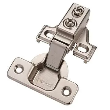 DecoBasics 5/8" Overlay Full Overlay Soft Close Cabinet Hinges for Kitchen Cabinets (20 PCS)- 105° Face Frame Concealed Cabinet Door Hinge -3 Way Adjustability Matching Screw & Easy Installation