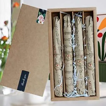 Gradient Color Spiral Taper Candle 10 Inches Twisted Candlesticks Unscented Tapered Candles 4 PCS Handmade Candles Sticks Smokeless Home Décor Restaurant Wedding Party Candlesticks